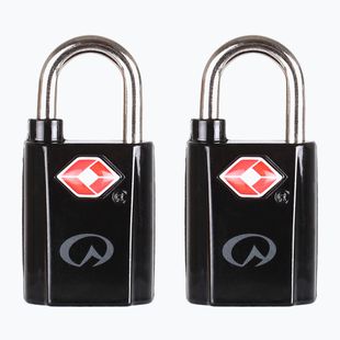 Zámky Lifeventure TSA Mini Padlocks 2 balenia čierne