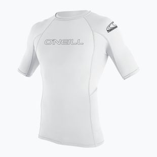 Pánske plavecké tričko O'Neill Basic Skins Rash Guard white