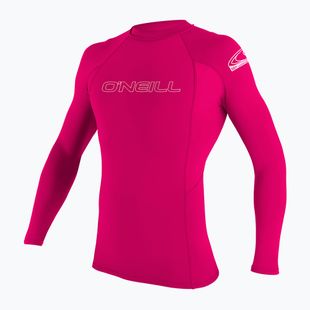 Tričko na plávanie detské O'Neill Basic Skins LS Rash Guard watermelon