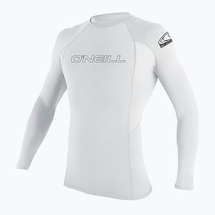 Detské plavecké nohavice s dlhým rukávom O'Neill Youth Basic Skins Rash Guard white