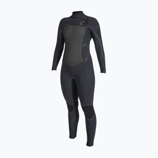 Dámska plavecká penová kombinéza O'Neill Psycho Tech 5/4+ Chest Zip Full black/black