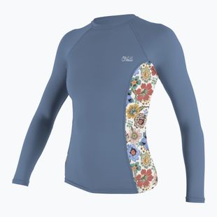 Dámske plavecké nohavice s dlhým rukávom O'Neill Side Print Rash Guard infinity/talitha