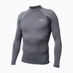 Pánske plavecké tričko longsleeve O'Neill Trvlr Graphic Skins Rash Guard smoke/graphite/smoke:multi(tri-glo)