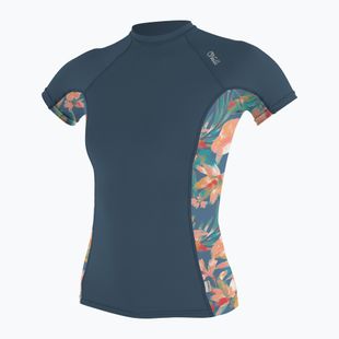 Dámske plavecké tričko O'Neill Side Print Rash Guard black/mikah floral