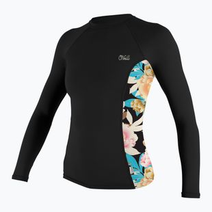 Dámske plavecké nohavice s dlhým rukávom O'Neill Side Print Rash Guard black/mikah floral