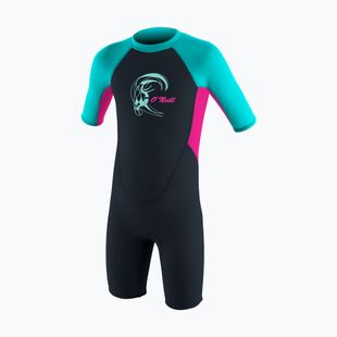 O'Neill Toddler Reactor-2 2 mm Back Zip slate/berry/lighta aqua detská plavecká pena