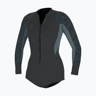 Dámsky plavecký neoprén O'Neill Bahia 2/1 mm Front Zip Short Spring tempered steel/shade
