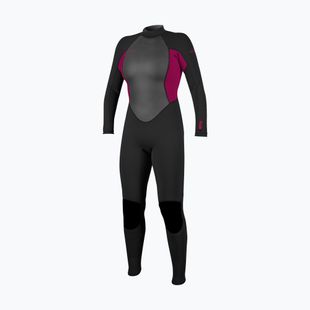 Dámsky plavecký neoprén O'Neill Reactor-2 3/2 Back Zip Full J18 black/punk pink