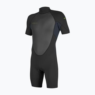 Detský plavecký neoprén O'Neill Youth Reactor-2 2mm Back Zip SS Spring black/slate