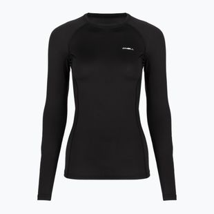 Dámske plavecké tričko longsleeve O'Neill Basic Skins Rash Guard LS black