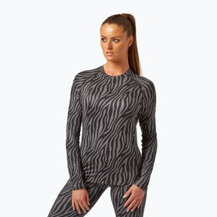 Dámska termoakčná mikina Surfanic Cozy Limited Edition Crew Neck black zebra