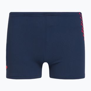 Detské plavecké boxerky Speedo Essential Placement Allover Trunks blue/red