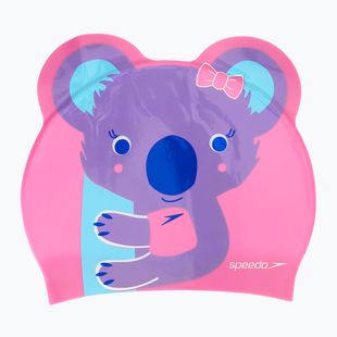 Detská plavecká čiapka Speedo Plain Moulded Silicone pink