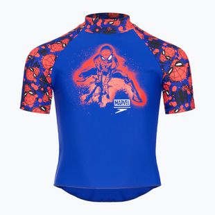 Detské plavecké tričko Speedo Spider-Man Sun Top blue/red