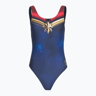Dámske jednodielne plavky Speedo Digital Placement U-Back blue/red