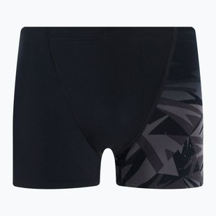 Pánske plavecké boxerky Speedo HyperBoom V-Cut Aquashort black/siren red