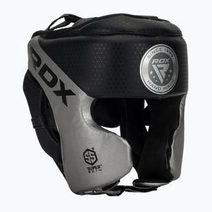 Boxerská prilba RDX L1 Mark Pro Cheek Boxing Training Head Guard silver