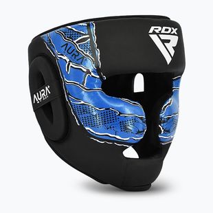 Boxerská prilba RDX New Aura F17 Head black/blue
