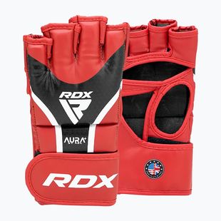 Grapplingové rukavice RDX Aura Plus T-17 červená