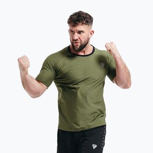 Pánske tréningové tričko RDX M1 army green