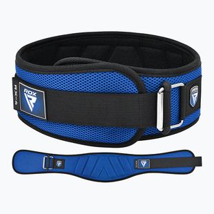 Vzpieračský opasok RDX Rx4 Weightlifting Belt blue