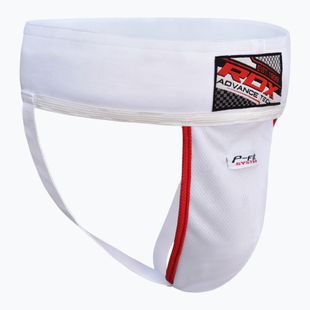 Pánsky chránič slabín RDX H1 Groin Guard support with Gel Cup white