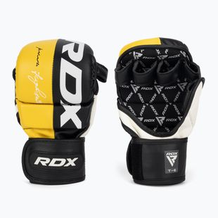 RDX Grapplingové rukavice REX T6 Plus žlté