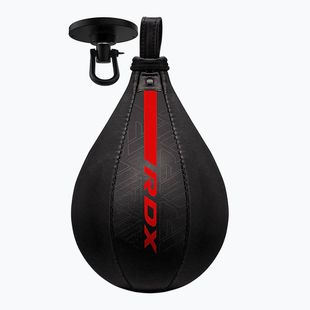 Boxerská hruška  RDX Speed Ball F6 + otočná matná červená