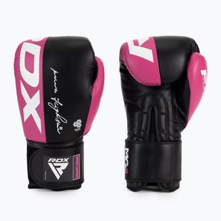 RDX REX F4 ružovo-čierne boxerské rukavice BGR-F4P-8OZ
