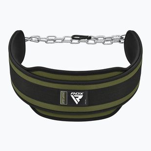 Vzpieračský opasok RDX Pro Dipping Belt 2 Layer army green