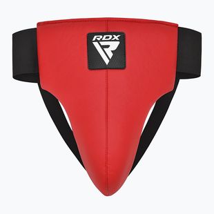 Pánsky chránič slabín RDX R1 Martial Arts Groin Guard red/black