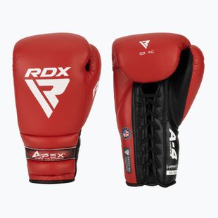 Boxerské rukavice RDX Apex Lace Up Training Sparring Boxing red