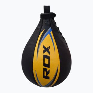 Boxerská hruška RDX Speed Ball Leather Multi čierno-žltá 2SBL-S2YU