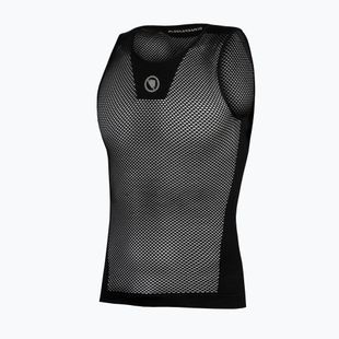 Pánska cyklistická mikina Endura Fishnet II Sleeveless Baselayer black