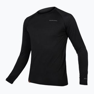 Pánske cyklistické tričko Longsleeve Endura Baabaa Merino black