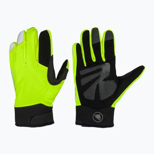 Pánske cyklistické rukavice Endura Strike bright yellow