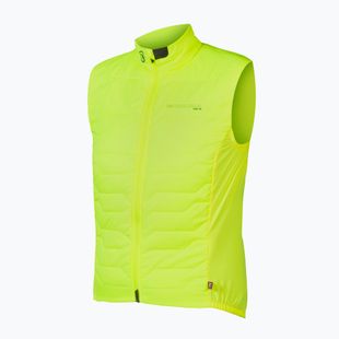 Pánska cyklistická vesta Endura Pro PrimaLoft hi-viz žltá