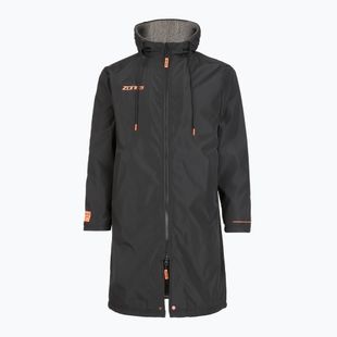 Plášť ZONE3 Robe Parka black/grey/orange
