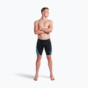 Pánske plavky jammery ZONE3 Performance Speed teal tie dye