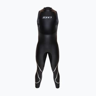 Pánsky triatlonový neoprén ZONE3 Glide Sleeveless Wetsuit black/grey