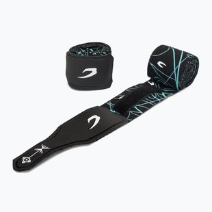 Boxerské bandáže BOXRAW Dyscyplined Thought Hand Wraps 450 cm black