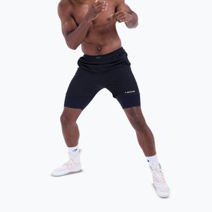 Pánske tréninkové šortky BOXRAW Sparring Club 2-in-1 black