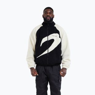 Pánska bunda Boxraw Walker Sherpa black/cream