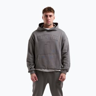 Pánska mikina BOXRAW East Street Hoodie distressed grey