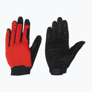 Cyklistické rukavice Endura Loop Full Finger plameňovo červené