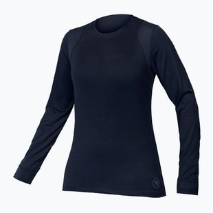 Dámsky cyklistický dres longsleeve Endura Singletrack midnight navy