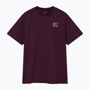 Cyklistický dres Endura Stacked Logo Graphic Tee black cherry