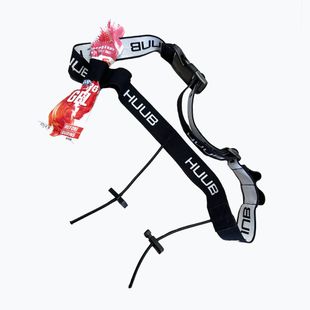 Opasok na štartovacie číslo HUUB Number Belt - 4 gély black