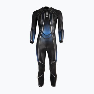 Pánsky triatlonový neoprén HUUB Agilis II Back Zip 3.5 metallic blue