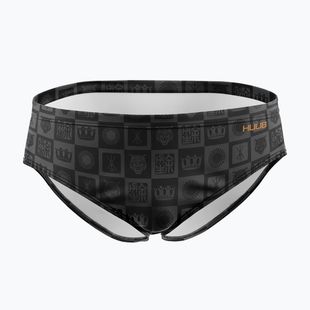 Pánske plavecké slipy HUUB Trunk Yee gray/orange